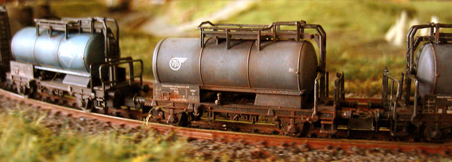 Gealterte Kesselwagen