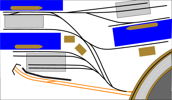 Gleisplan Hafenbahn