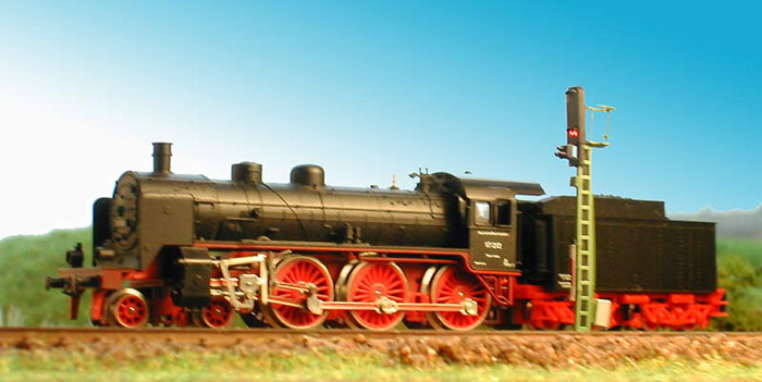 Dampflok BR 17 der Deutschen Reichsbahn Gesellschaft